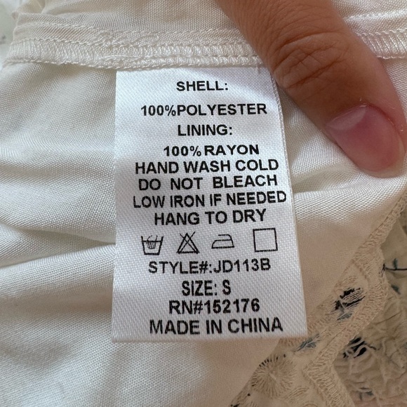 RESET Tyler Halter Floral Smocked Mini Dress - Picture 8 of 8